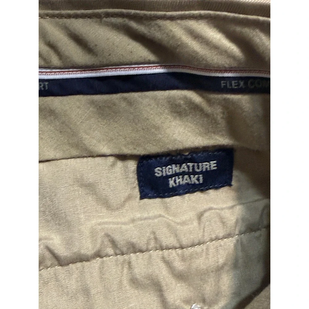Dockers Pants Men Size 34x30 Tan Chino Pants Athletic Flex Comfort